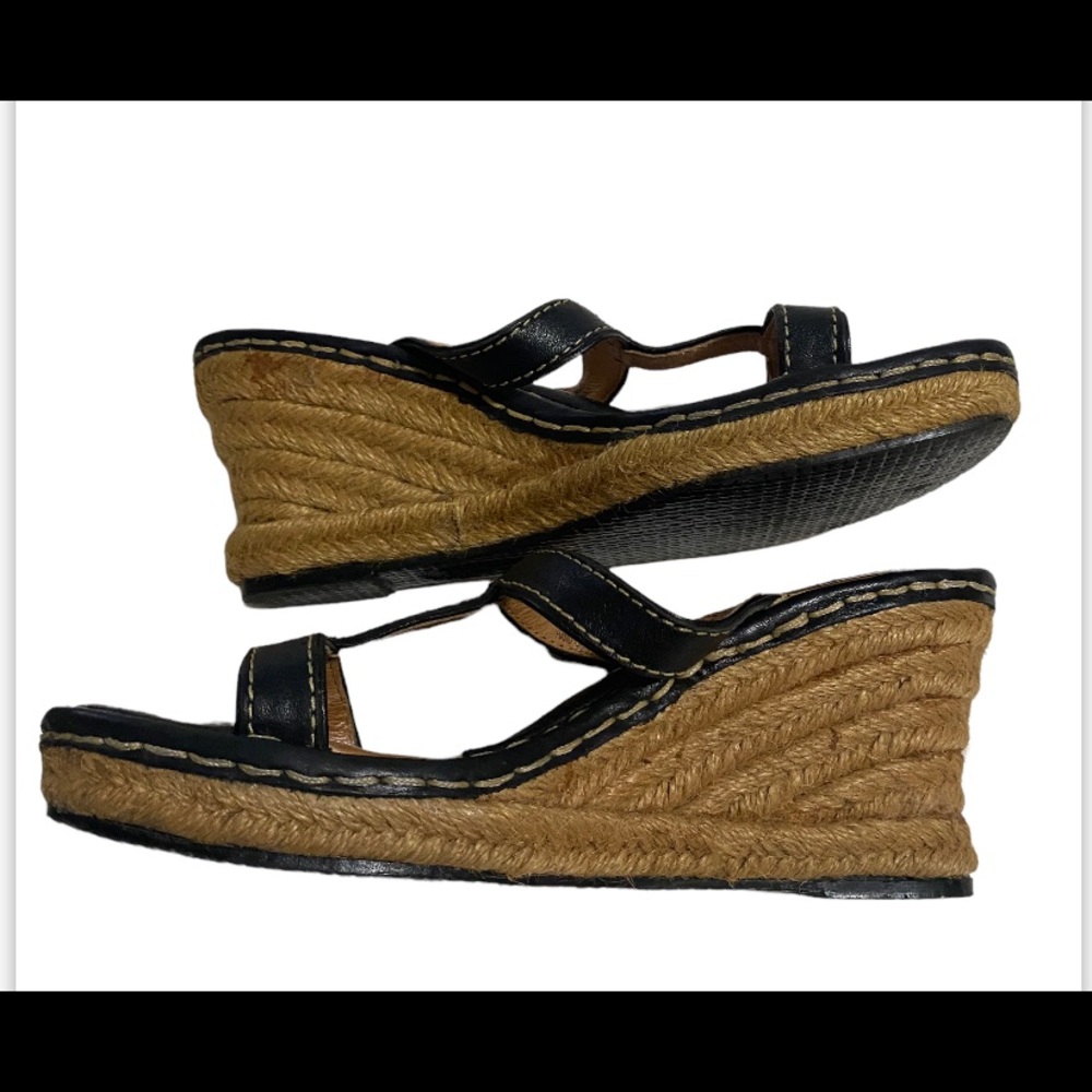 Born Espadrille Wedge Sandal, Navy Blue